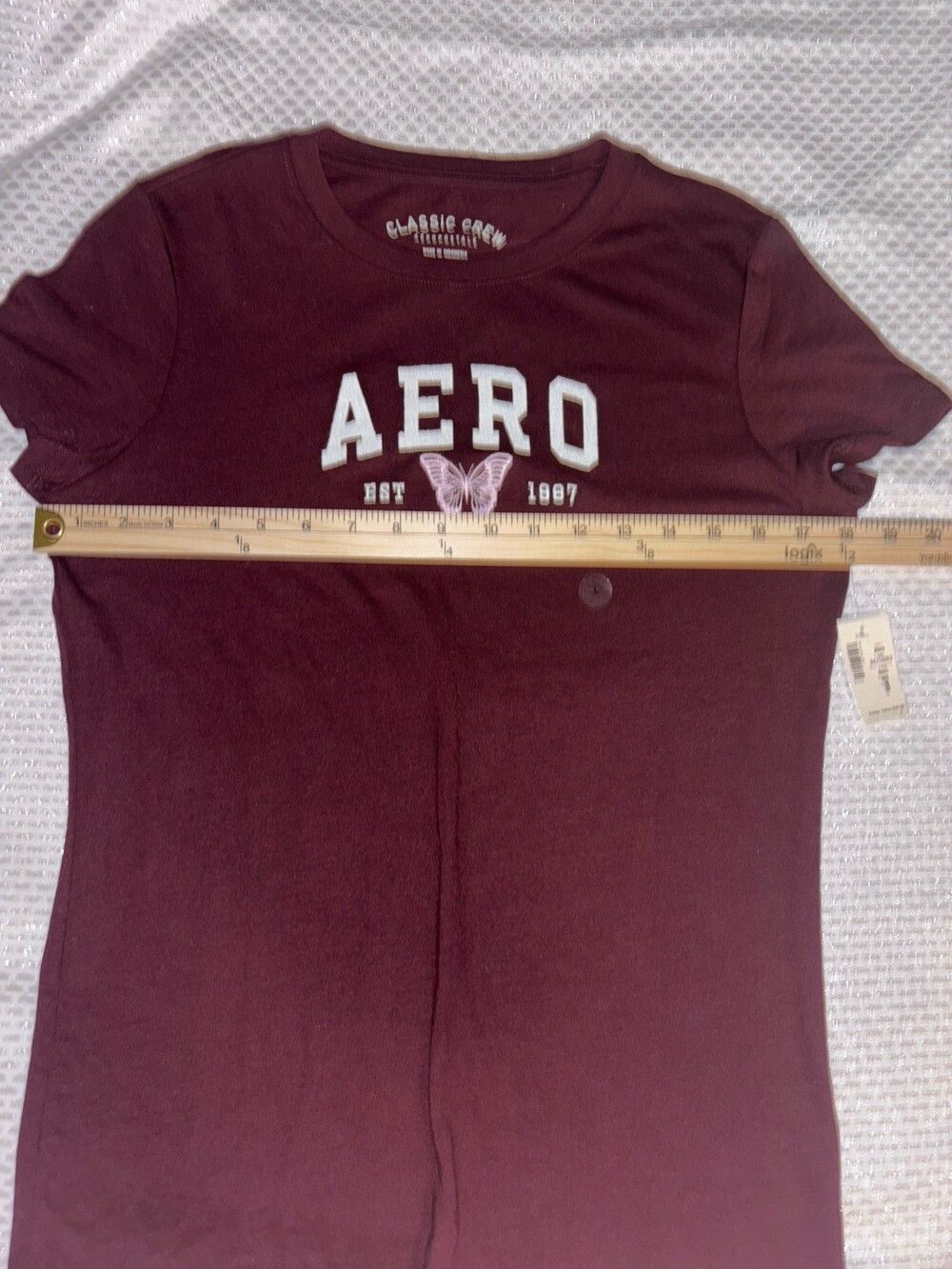 Burgundy Aeropostale T-Shirt Sz Lg